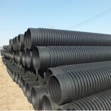 西安雙壁波紋管DN800大口徑排污水管廠(chǎng)家PE波紋管hdpe雙壁波紋排水管